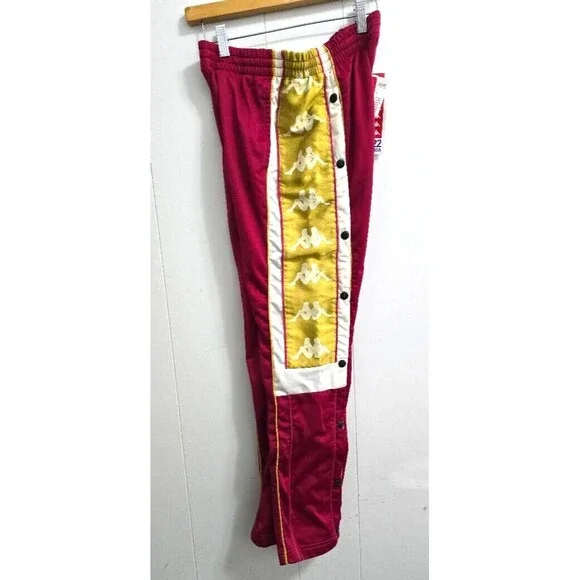 Kappa Women's Graphic Tearaway Track Pants, Size S, Red/White/Gold, MSRP… - Picture 7 of 13